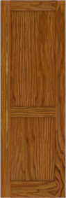 Flat  Panel   Valley  Forge  Red  Oak  Shutters